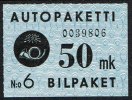 1949-1950. Rose And Triangels. 50 Mk Blue & Black. (Michel: 4) - JF157176 - Pakjes Per Postbus