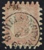 1860. Russian Values. 10 KOP. Rose. Roulette Dept. 1-1.5 Mm. (Wave Shaped). Defective. (Michel: 4Ax) - JF157197 - Unused Stamps