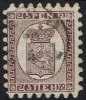 1866-1874. Coat Of Arms. Penni & Mark. Roulette I (Wave Shaped). 5 PEN. Red Brown On Li... (Michel: 5 Ax) - JF157198 - Ungebraucht