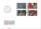 Liechtenstein - 1982 L'homme Et Son Travail  FDC - Lettres & Documents