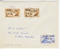 St Pierre Miquelon. 6.1.1942 Lettera Da St P. A St P. Affrancata Con N 274-275-276 Y&T Soprastampati France Libre FNFI - Cartas & Documentos