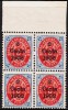 1902. Surcharge. Copenhagen Surcharge. 2 Cents 1902 On 3 C. Blue/red. Inverted Frame. 4... (Michel: 25 II) - JF180538 - Danish West Indies