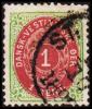 1896-1906. Bi-coloured. 1 Cent Green/red. Inverted Frame. Perf. 12 3/4. (Michel: 16 II) - JF180470 - Dänisch-Westindien