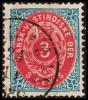 1873-1874. Bi-coloured. 3 C. Blue/red. Inverted Frame. Perf. 14x13½. Variety. (Michel: 6 Iib (AFA 6yx)) - JF180479 - Dänisch-Westindien