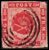 1866. 3 C. Carmine-rose, Burlage C Or D. Private Perforation. Thin Spot.  (Michel: 2) - JF180390 - Danish West Indies