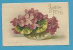 CPA 229-3 Fantaisie Vase Fleurs Violettes Bonne Fête - Klein, Catharina