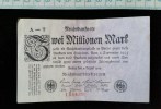 Billet, Allemagne, Zwei Millionen Mark 1923 - 2 Mio. Mark