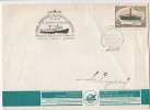 3076FM- ARCTICA NUCLEAR ICEBREAKER POSTMARK, PILOT ICEBREAKER STAMP ON SHIPPING COMPANY SPECIAL COVER, 1977, RUSSIA - Barcos Polares Y Rompehielos