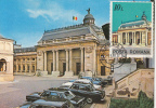 31929- BUCHAREST GREAT ASSEMBLY, PATRIARCHATE PALACE, CAR, MAXIMUM CARD, 1981, ROMANIA - Cartes-maximum (CM)