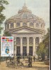 31932- BUCHAREST ROMANIAN ATHENEUM CENTENARY, MAXIMUM CARD, 1988, ROMANIA - Maximumkarten (MC)
