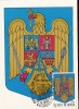 31942- REPUBLIC COAT OF ARMS, NATIONAL DAY, MAXIMUM CARD, 1993, ROMANIA - Maximumkaarten