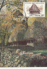 31953- BUCHAREST VILLAGE MUSEUM ANNIVERSARY, TRADITIONAL HOUSE, MAXIMUM CARD, 1987, ROMANIA - Cartes-maximum (CM)