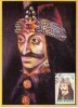 32008- VLAD THE IMPALER, DRACULA CONGRESS, PORTRAIT, MAXIMUM CARD, 1995, ROMANIA - Fairy Tales, Popular Stories & Legends
