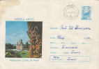 32060- CURTEA DE ARGES MONASTERY, ARCHITECTURE, COVER STATIONERY, 1975, ROMANIA - Abbeys & Monasteries