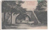 France CP LANNEMEZAN Le Pont D'Espagne Et La Route D'Arreau (65 HAUTES PYRENEES) Animée  Vaches Berger - Lannemezan