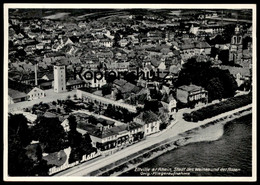 ALTE POSTKARTE ELTVILLE AM RHEIN 1936 STADT DES WEINES UND DER ROSEN ORIGINAL FLIEGERAUFNAHME Luftaufnahme Ansichtskarte - Eltville