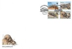 Mozambico 2013, WWF, Pangolin, 4val. IMPERF. In FDC - FDC