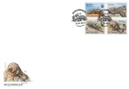 Mozambico 2013, WWF, Pangolin, 4val. In FDC - FDC