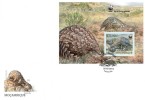 Mozambico 2013, WWF, Pangolin, IMPERF. IN FDC - FDC