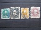 Timbres Brésil : Roi 1876 - 1877  & - Oblitérés