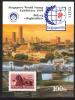 HUNGARY-1995.Commemorativ Sheet - Singapore, World Stamp Exhibition With Black Numbered MNH!! - Ungebraucht