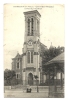 Cp, 86, Châtellerault, Eglise St-Jean L'Evangéliste Et Place De La République, Voyagée - Chatellerault