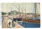 Cp, 83, Les Iles D'Hyères - Porquerolles, Le Port Et La Jetée - Porquerolles