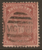 VICTORIA 1873 9d Red Brown/pink QV SG 172a U #QJ625 - Gebruikt