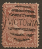 VICTORIA 1873 9d Brown/pink QV SG 173 U #QJ624 - Gebraucht