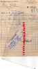 66 - PERPIGNAN - FACTURE EUGENE GAUBY- 3 RUE BASTION SAINT DOMINIQUE- 1952 - 1950 - ...