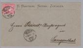 Heimat BE Zofingen 1882-03-21 Brief M.Zu#46 Faserpapier - Cartas & Documentos