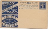 LSAU10AT - AUSTRALIE EP CP VICTORIA AVEC PUBLICITES TABAC BIERE - Enteros Postales