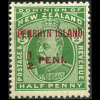 PENRHYN 1914 - Scott# 13a King No Period 1/2p LH - Penrhyn