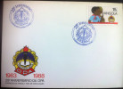 FDC ANGOLA - 25th ANNIVERSARY OPA (Agostinho Neto, Pioneer Organization) - Luanda, 1989 - Angola