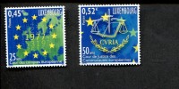 343985247 LUXEMBURG POSTFRIS MINT NEVER HINGED  YVERT 1509 1510 - Nuevos