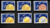 343992260 LUXEMBURG POSTFRIS MINT NEVER HINGED  YVERT 1497 1498 1499 1500 1501 1502 - Ungebraucht