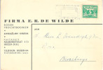 1941 Firmabk Van HUIZEN Via BUSSUM Naar Biezelinge - Covers & Documents