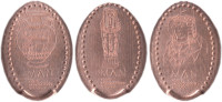 MUSEO ARQUEOLOGICO NACIONAL MADRID - MONEDA ELONGADA - ELONGATED COIN - PRESSED COIN - Souvenirmunten (elongated Coins)