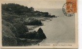 CPA 44  LA BERNERIE ROCHERS ET PLAGE DE LA RINAIS  1931 - La Bernerie-en-Retz