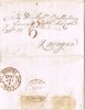 15688. Carta Entera Pre Filatelica MORÉS (Zaragoza) 1842, Marca De Calatayud - ...-1850 Préphilatélie