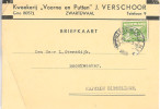 1939 Firmabk Van ZWARTEWAAL Naar Kapelle-Biezelinge - Covers & Documents