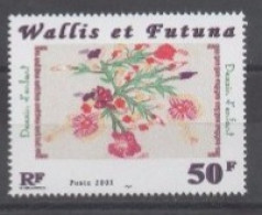 WALLIS Et FUTUNA : Dessins D'enfants - Fleurs - Enfance - Jeunesse - - Neufs