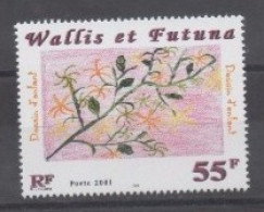 WALLIS Et FUTUNA : Dessins D'enfants - Fleurs - Enfance - Jeunesse - - Nuevos