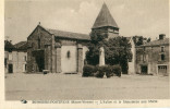 87 - Bussière Poitevine : L'Eglise Et Le Monument Commémoratif - Bussiere Poitevine