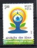 INDE - INTERNATIONAL YOGA DAY - JOURNEE INTERNATIONALE DU YOGA - 2015 - - Neufs