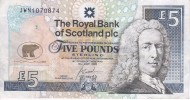 BILLETE DE ESCOCIA DE 5 POUND DEL AÑO 2005 CONMEMORATIVO NICKLAUS  (BANKNOTE) CAMPEON DE GOLF - 5 Pond