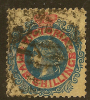 VICTORIA 1867 5/- Blue And Red QV SG140a U #QI351 - Used Stamps