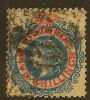 VICTORIA 1867 5/- Blue And Red QV SG140a U #QI351 - Gebraucht