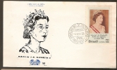 Brazil & FDC Visit Her Majesty Queen Elizabeth II, England 1969 (1) - FDC