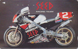 Télécarte JAPON / 110-011 - MOTO HONDA ** SEED ** - MOTOR BIKE JAPAN Phonecard - MOTORRAD Telefonkarte - 378 - Motos